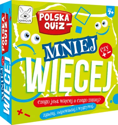 Zdjęcie produktu dla Gra Polska Quiz Mniej czy Więcej