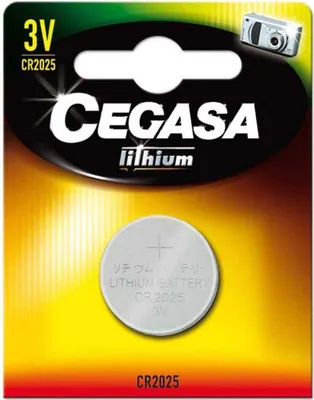 Produktbild von Cegasa Batterie Lithium Knopf cr2025 3v bt Blister