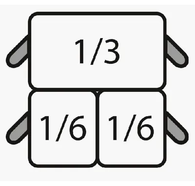 Productafbeelding van E7/Cpcexf Nudelkorf-set: 2 x 1/6 GN + 1 x 1/3 GN