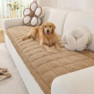 3-Sitz-Sofaabdeckung, Antirutsch, 60x120 cm, Khaki
