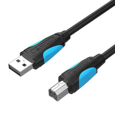 Cavo USB 2.0 Per Stampante Canon Pixma – Tipo A-B, Lunghezza 1,8 Metri (6 Piedi), Colore Nero