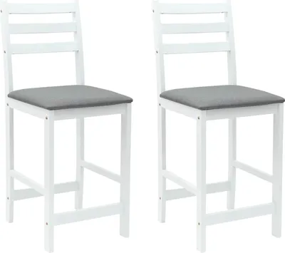 Obrázok produktu pre vidaXL Jedálenské stoličky 2 ks Biela 40 x 47,5 x 99,5 cm