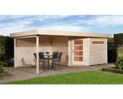 Produktbild von Lounge Haus weka Davos mit Fußboden und Lounge 646 x 338 cm natur