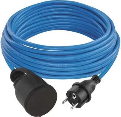 Zdjęcie produktu dla EMOS Emos P01410W czarny, niebieski 1 gniazdo(a) AC 250 V 10 m