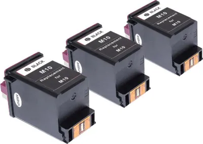 Produktbild von vhbw 3x Tintenpatronen Ersatz für Lexmark 13400HC für Drucker - Schwarz (Wiederaufgefüllt)