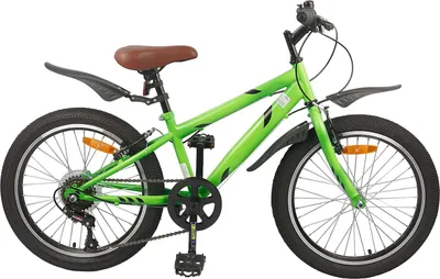 Image de Vélo pour Enfants 24 Pouces 6-Speed pour les 8-12 ans Vert