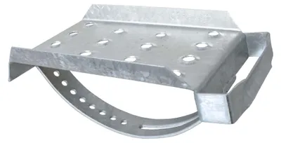 Produktbild von DAPRONA Dachtritt für Schornsteinfeger, verzinkt Silber 25cm, Robustes Gitterrost, Nutzbar als Fluchtweg