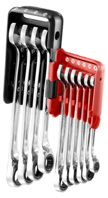 Image de Jeu de 10 Clés Mixtes à Cliquet Rapides en Etui Pocket 8 en 1 FACOM 467BR.JP10PB