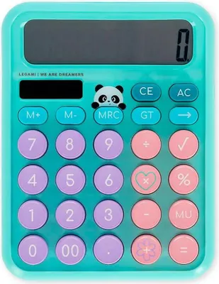 Obrázok produktu pre Legami Kalkulačka-panda Vrecková kalkulačka Modrá Modrá Jedna veľkosť
