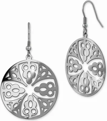 Image de Amello Acier inoxydable argenté Boucles d'oreilles pour femmes ESOS88J