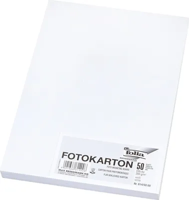 Zdjęcie produktu dla Folia 614/50 00 Karton fotograficzny - A4, biały