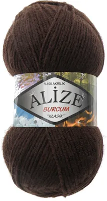 Produktbild von 100g Strickgarn Strickwolle Alize Burcum uni / einfarbig, wähle deine Farbe