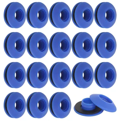 Image de 50 œillets en plastique pour bâches et tentes