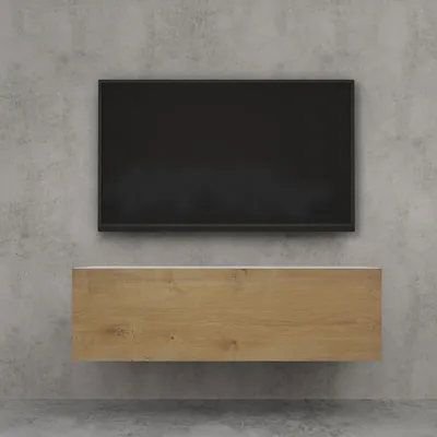 Produktbild von doporro TV Lowboard hängend Fernsehschrank Wohnzimmer | TV-Schrank hängend Fernsehtisch Hängeschrank 100cm Fernsehschrank02