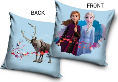 Produktbild von PHU CARBOTEX Kissenbezug Ice Kingdom Anna Elsa Sven und Olaf