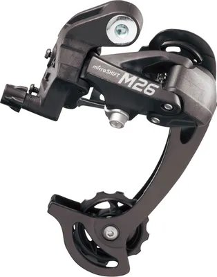 Obrázek produktu pro Zadní přehazovačka MicroSHIFT MTB, dlouhá klec, 2/3x7/8 rychlostí černá