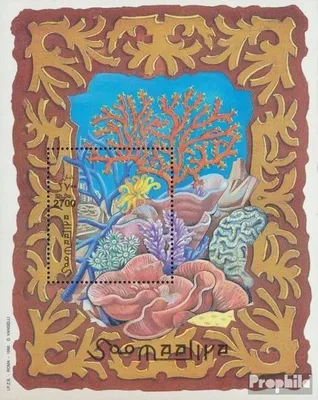 Produktbild von Briefmarken Somalia 1998 Mi Block57 (kompl.Ausg.) postfrisch Korallen