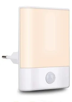 Zdjęcie produktu dla Lampka nocna LED czujnik ruchu dla dzieci do gniazdka 3 tryby