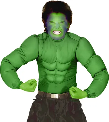 Produktbild von Hulk Spierbundel Shirt Grün Kinder 158