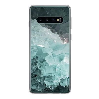 Produktbild von MuchoWow® Handyhülle Schutzhülle Hülle für Samsung Galaxy S10 Naturstein - Kristalle - Luxus Silikon Softcase Handy Hülle - Handytasche