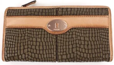 Produktbild von Fossil Maddox Embossed Zip Clutch Ash Gray