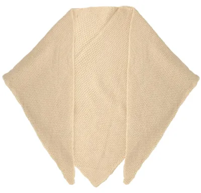 Dreieckstuch Trachtenschal aus Strick von Hut-Breiter in beige