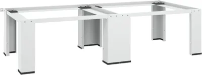 Produktbild von Doppel-Untergestell für Waschmaschine und Trockner Weiß