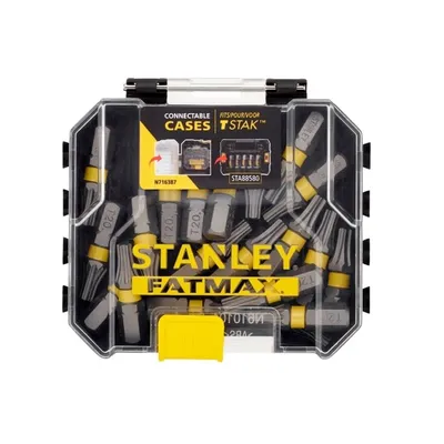 Zdjęcie produktu dla Stanley STA88570 20-częściowy zestaw bitów do kluczy udarowych T20 25 mm