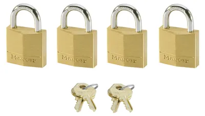 Obrázok produktu pre MASTER LOCK 120EURQNOP, Luggage key lock, Každá značka, Mosadz, Mosadz, Strieborná, Oceľ, Batoh, Aktovka, lodné vrece, taška na notebook, Batožina, športová taška