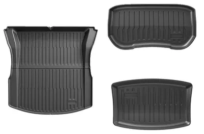 Image de Tapis de sol pour voiture, résistants aux rayures, antidérapants, compatibles avec les modèles 2024-2026. (Lot de 3)
