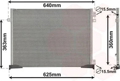 Image de VAN WEZEL Condenseur (climatisation)