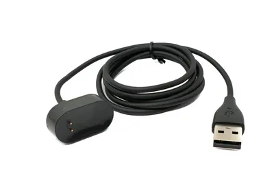 Obrázok produktu pre SYSTEM-S USB 2.0 kábel 92 cm nabíjací kábel pre Fitbit Inspire HR Ace 2 Smartwach v čiernej farbe