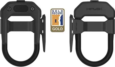 Produktbild von Hiplok DXF, U-Schloss, Schwarz, Stahl, 1,4 cm, Schlüssel, ENRA, SOLD SECURE GOLD (DX ONLY), VAREFAKTA