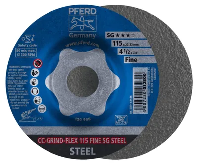 Produktbild von PFERD CC-GRIND grinding discs FLEX SG STEEL, 11,5 cm, 10 Stück(e)
