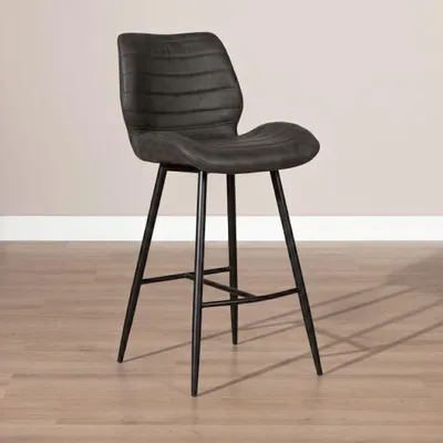 Produktbild von Bronx71 Barhocker Microfaser Morris anthrazit 71 cm