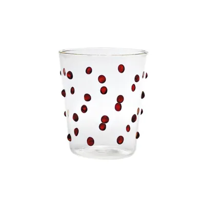 Produktbild von Zafferano Party Tumbler Glas Rot 45 Cl Set mit 6 Glasteilen