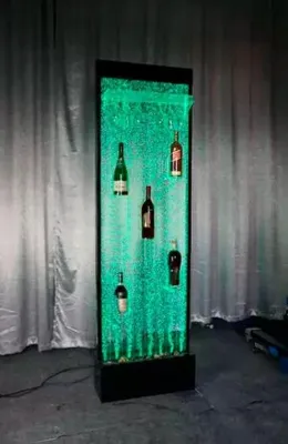Produktbild von Wasser Wand Säule Water Wall Regal Bar Regal Schrank Möbel LED Beleuchtet Trenn