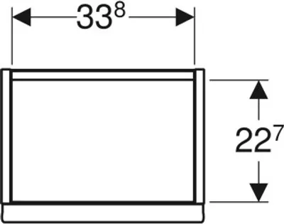 Produktbild von Geberit 502301013 iCon Unterschrank für HWB, 1 Tür li