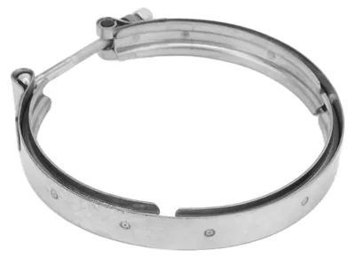 Image de Collier de serrage en V de 5 pouces pour échappement, en acier inoxydable anticorrosion, pièce de rechange pour Cummins Turbo