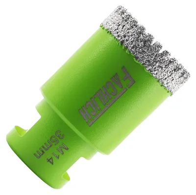 Obrázek produktu pro Diamantové vrtáky 35 mm, závit M14, vrtací koruna pro dlaždice, keramiku, granit, mramor, vhodné pro suché vrtání