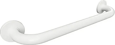 Produktbild von BELP Haltegriff Eisen Weiß mit Abdeckung 580x80x106 mm, 120 kg Traglast für Bad & WC >> zum Bohren