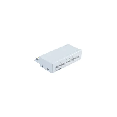 Produktbild von Patchpanel Patchfeld Cat.6A, 8-Port lichtgrau