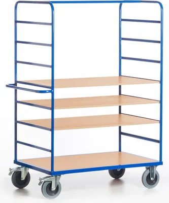Produktbild von Rollcart Etagenwagen 08-7608 blau 140,0 x 80,0 x 188,0 cm