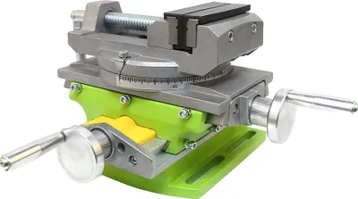 Produktbild von Präzisionsfräs- und Bohrvorrichtung, 80 mm X-Achsenhub, 67 mm Y-Achsenhub, 90° Drehung