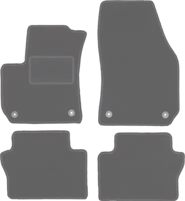 Obrázok produktu pre Autokoberce velúrové pre: Opel Zafira B (2005-2014)  Grafitové na Mieru
