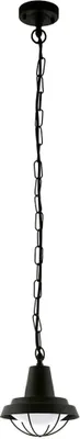 Produktbild von EGLO COLINDRES Pendelleuchte IP44 Stahl schwarz 118 x 21,5 cm 94861