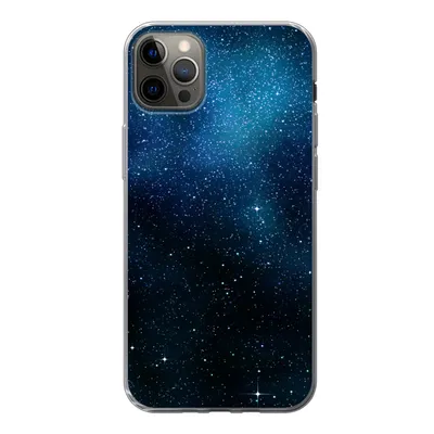 Produktbild von MuchoWow® Handyhülle Schutzhülle Hülle für iPhone 12 Pro Max Galaxie - Nacht - Galaxie - Jungen - Mädchen - Kinder Silikon Softcase Handy Hülle - Hartschale
