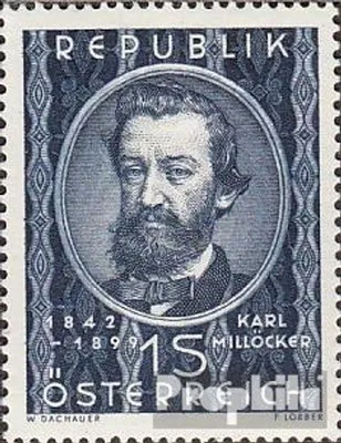 Produktbild von Briefmarken Österreich 1949 Mi 947 (kompl.Ausg.) postfrisch K. Millöcker