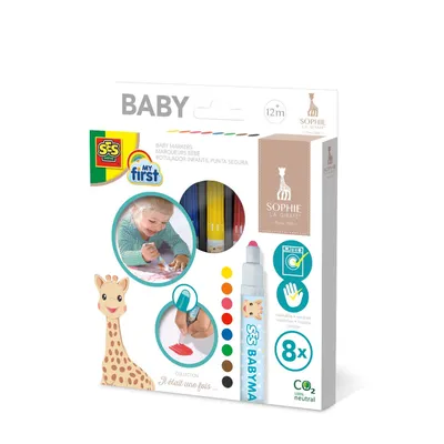 Produktbild von SES Creative SOPHIE LA GIRAFE Mehrfarbiges Marker-Set für Babys