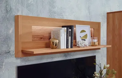 Produktbild von Wandregal 163cm "Berlin" Kernbuche geölt AV